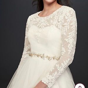 vintage wedding dress topper